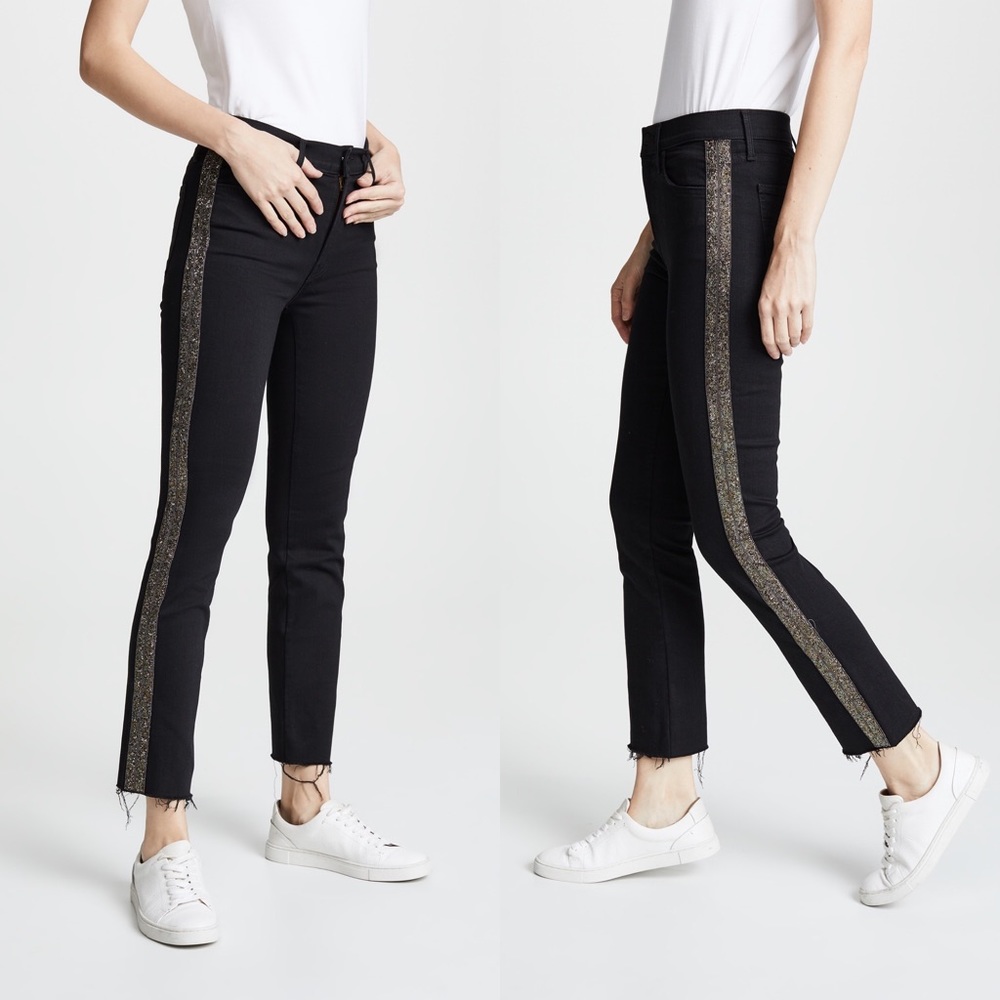 MOTHER The Rascal Ankle Fray Jeans in Guilty Flash